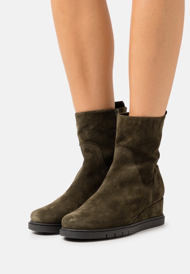 Gabour | Bottines Noires Exclusives à Lacets